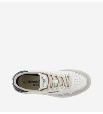 Victoria Sneaker C80 Classic Colors in pelle bianca