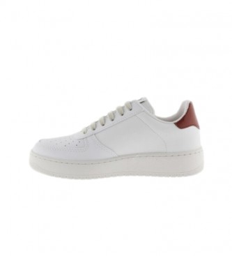 Victoria Leather sneakers Contrast white, green