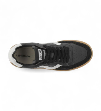 Victoria Leather Sneakers Seul black