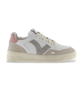 Victoria Sneakers Seoul in pelle effetto bianco 