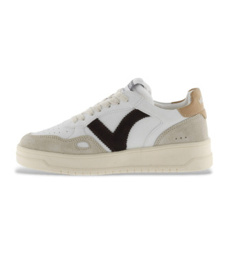 Victoria Lder Sneakers Seul Vit effekt