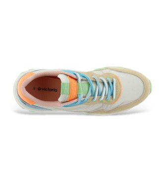 Victoria Trainers Luna Nylon & Split Leather multicolour