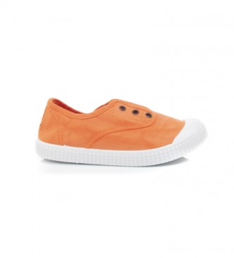 Victoria Sapatos de alcauz laranja