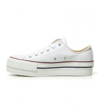 Victoria Sneakers white basketball style -Platform height: 4 cm