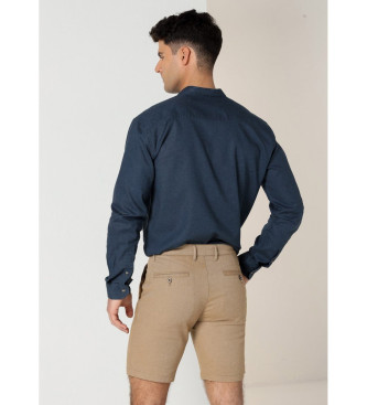 Victorio & Lucchino, V&L Braune Bermuda Chino-Shorts