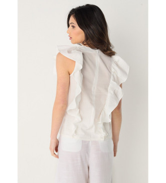 Victorio & Lucchino, V&L Blusa bianca con volant