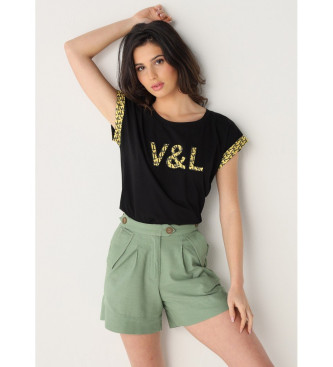 Victorio & Lucchino, V&L Shorts med sidofickor grn