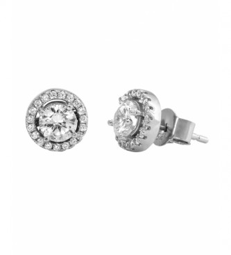 VIDAL & VIDAL Zirconia earrings silver