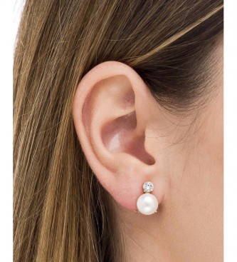 VIDAL & VIDAL Earrings Essentials midi pearl gold 18 Ktes