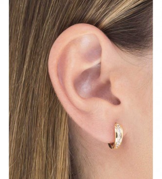 VIDAL & VIDAL Earrings Essentials zirconia articulated 18 Ktes