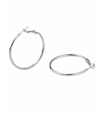 VIDAL & VIDAL Essentials earrings round hoop earrings 40x2mm silver