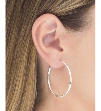 VIDAL & VIDAL Essentials earrings round hoop earrings 40x2mm silver