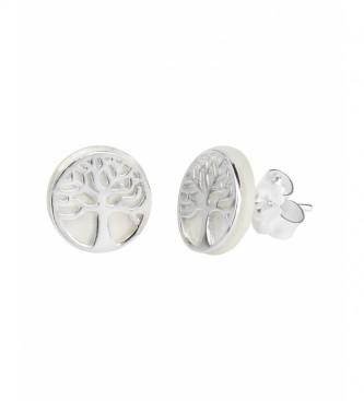 VIDAL & VIDAL Earrings Essentials mother pearl tree silver