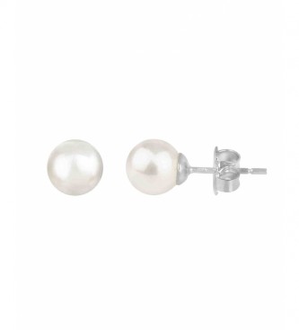 VIDAL & VIDAL Earrings Essentials pearl 8mm silver