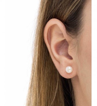 VIDAL & VIDAL Essentials Cultured pearl earrings 7mm silver