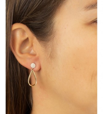 VIDAL & VIDAL Earrings Essentials Silver Gold Zirconia gold plated