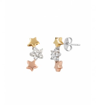 VIDAL & VIDAL Earrings Essentials tricolor silver stars