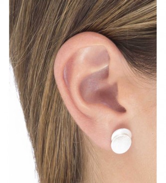 VIDAL & VIDAL Textures circles earrings silver