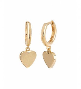 VIDAL & VIDAL Earrings Trendy heart hoop 12mm gold 18Ktes