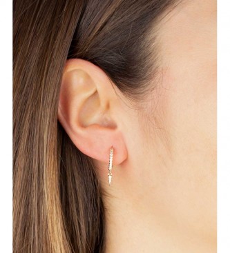 VIDAL & VIDAL Earrings Trendy hoop earrings 12x2mm gold 18Ktes