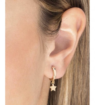 VIDAL & VIDAL Earrings Trendy star 18kt gold