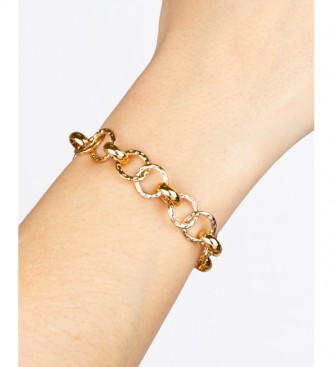 VIDAL & VIDAL Bracelet Chains different textures gold 18Ktes
