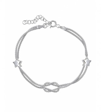 VIDAL & VIDAL Bracelet Essentials knot and stars silver