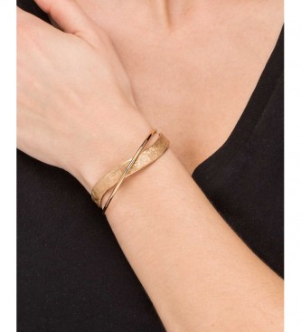 VIDAL & VIDAL Rigid bracelet Textures gold 18Ktes
