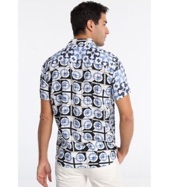 Victorio & Lucchino, V&L Short Sleeve Double Printed Shirt Printed
