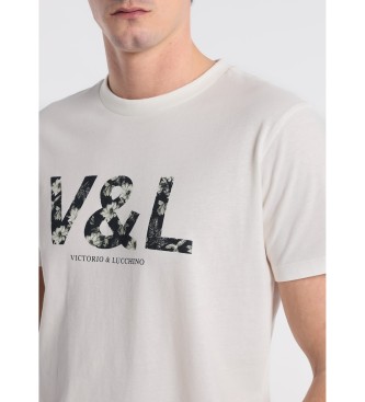 Victorio & Lucchino, V&L T-shirt V&L Wild Comfort Logo Beige