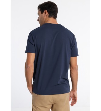 Victorio & Lucchino, V&L Kurzrmeliges Grafik-T-Shirt Chest Blue