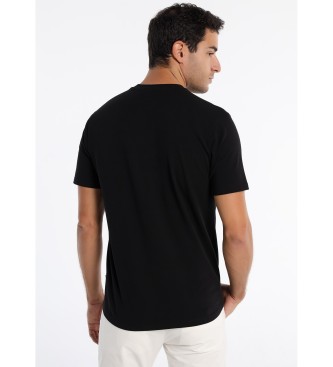 Victorio & Lucchino, V&L T-shirt à manches courtes avec logo 3D - Sport Line Noir