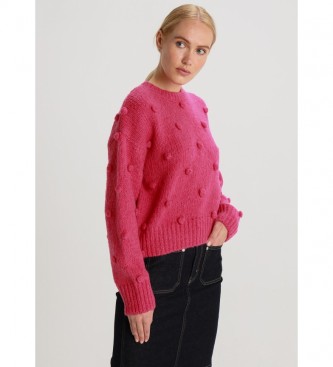 Victorio & Lucchino, V&L Camisola russa tricotada rosa