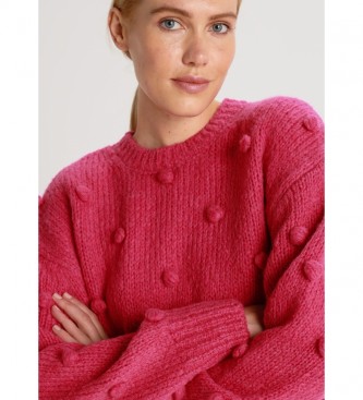 Victorio & Lucchino, V&L Camisola russa tricotada rosa