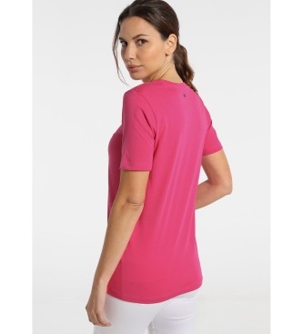 Victorio & Lucchino, V&L T-shirt Glossy Tremend Logo | Comfort Pink
