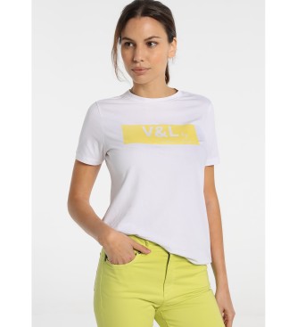 Victorio & Lucchino, V&L T-shirt com logótipo Sugar Lemon white