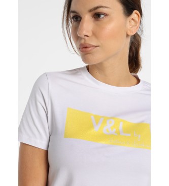 Victorio & Lucchino, V&L Maglietta Sugar Lemon Logo bianca