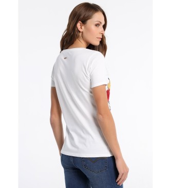Victorio & Lucchino, V&L Camiseta Manga Corta Aplicacion Blanco