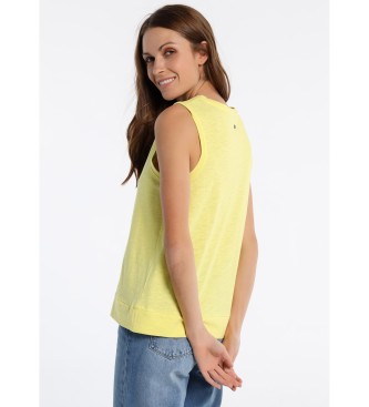 Victorio & Lucchino, V&L T-shirt à encolure jaune