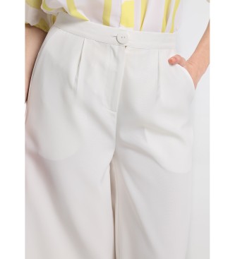 Victorio & Lucchino, V&L Crepe pants white, yellow 