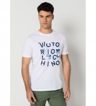 Victorio & Lucchino, V&L Kortrmet T-shirt hvid
