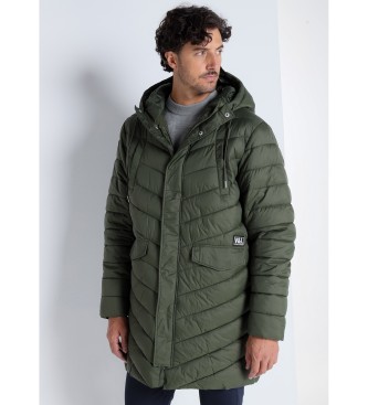 Victorio & Lucchino, V&L Manteau matelass avec capuche verte