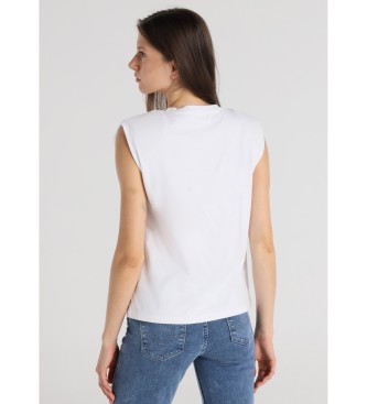 Victorio & Lucchino, V&L T-shirt com estampado de trs flores branco
