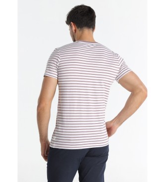 Victorio & Lucchino, V&L Lilla T-shirt med stribet print