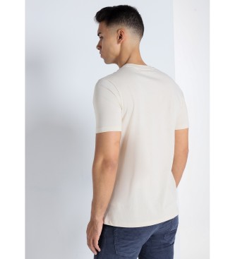 Victorio & Lucchino, V&L Kortrmad t-shirt med beige tryck