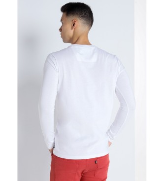 Victorio & Lucchino, V&L T-shirt de manga comprida com estampado em folha branca