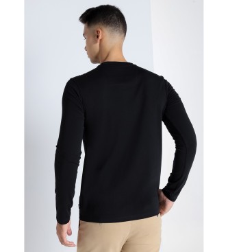 Victorio & Lucchino, V&L Long sleeve t-shirt with black foil print