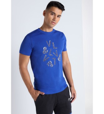 Victorio & Lucchino, V&L T-shirt grfica com logtipo Tiza azul