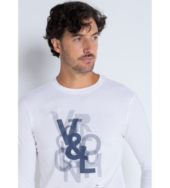 Victorio & Lucchino, V&L T-shirt a manica lunga con stampa trasparente