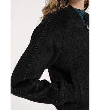 Victorio & Lucchino, V&L Texturerad jacka med svart juveldetalj